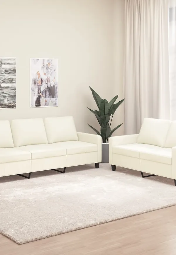 VidaXL bomullssoffa som passar perfekt till våren 2025!