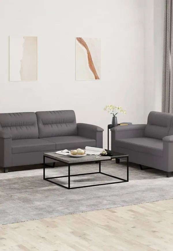 Moderiktig grå soffa 2025 från vidaXL.