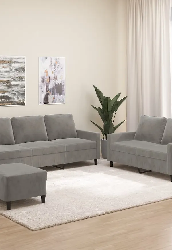 Superfin grå soffa 2025 från vidaXL.