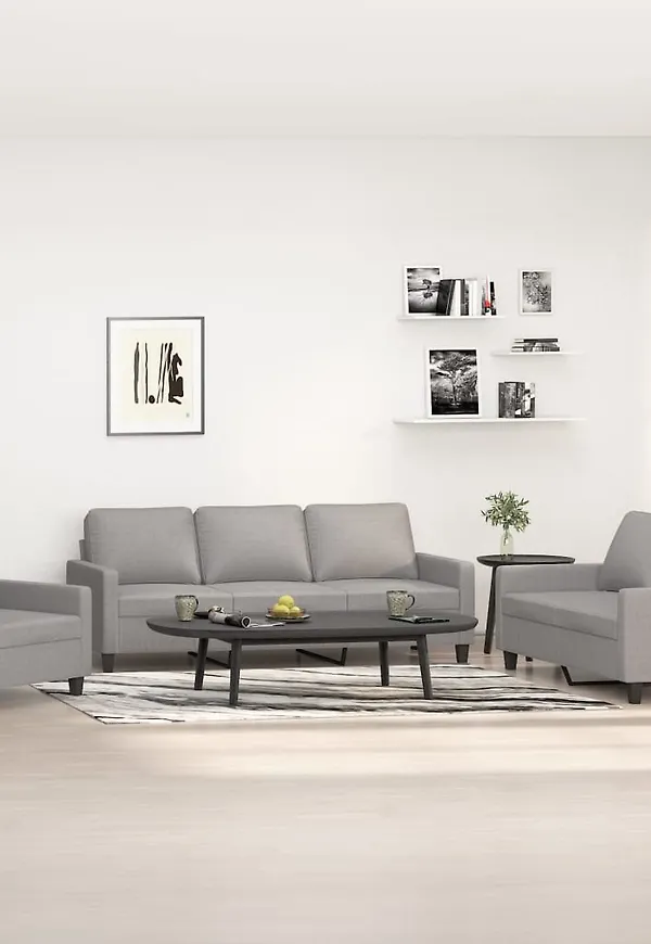 Grå VidaXL soffa som passar perfekt till våren 2025!