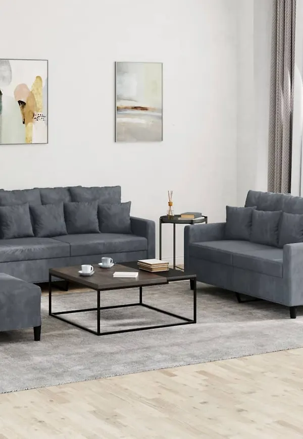 Riktigt trendig grå soffa 2025 från vidaXL.