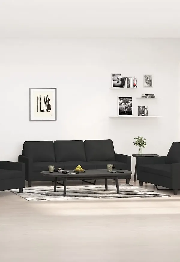 Cool svart soffa 2025 från vidaXL.