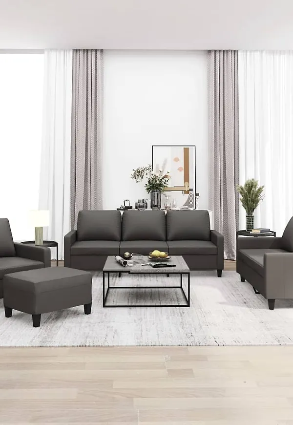 Supersnygg grå soffa 2025 från vidaXL.