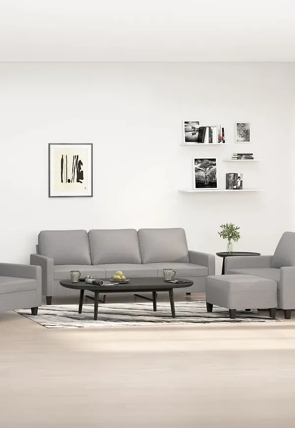 Grå VidaXL soffa som passar perfekt till våren 2025!