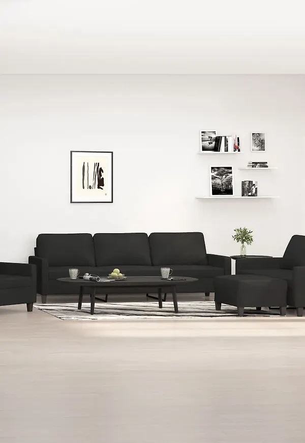 Ikonisk svart soffa 2025 från vidaXL.
