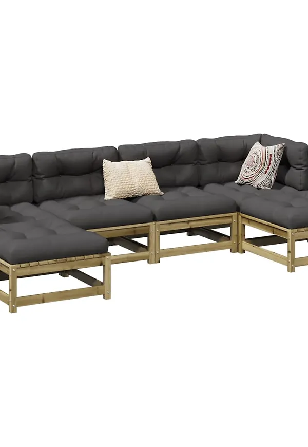 Fantastiskt snygg möbelgrupp i brunt från vidaXL.