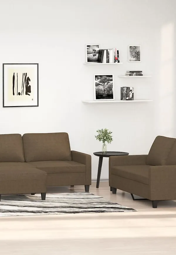 Klassisk brun soffa 2025 från vidaXL.