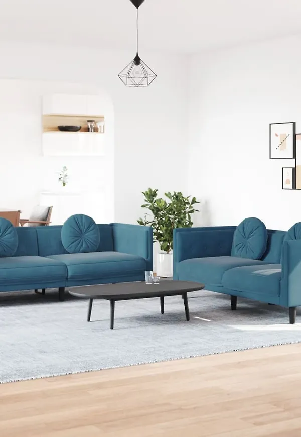 Stilren bomullssoffa 2025 från vidaXL.