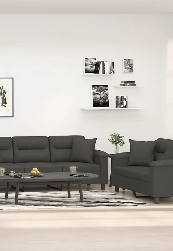 Riktigt trendig bomullssoffa 2025 från vidaXL.