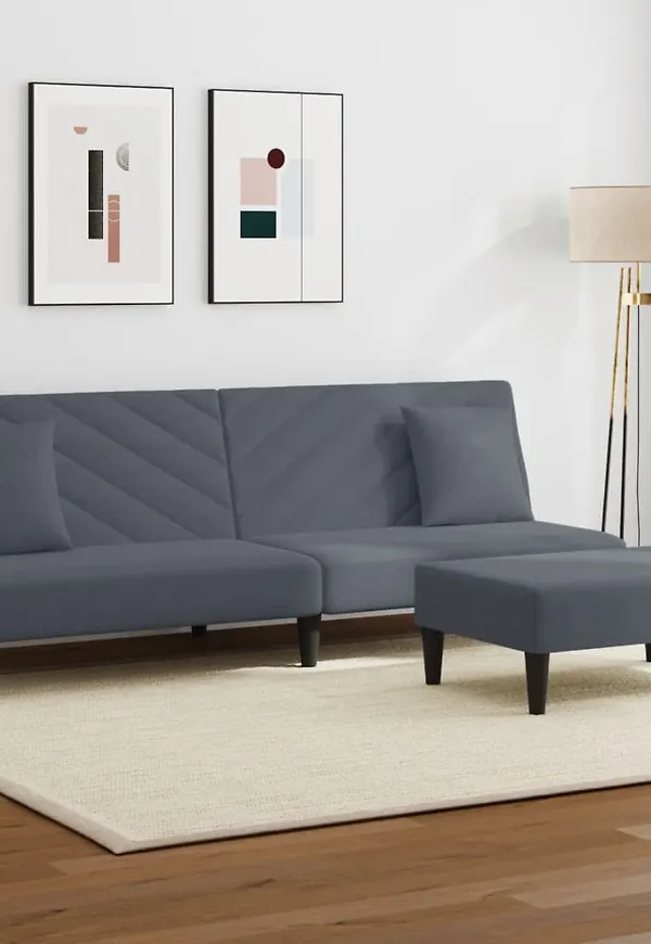 Grå soffa som passar perfekt till hösten 2025!