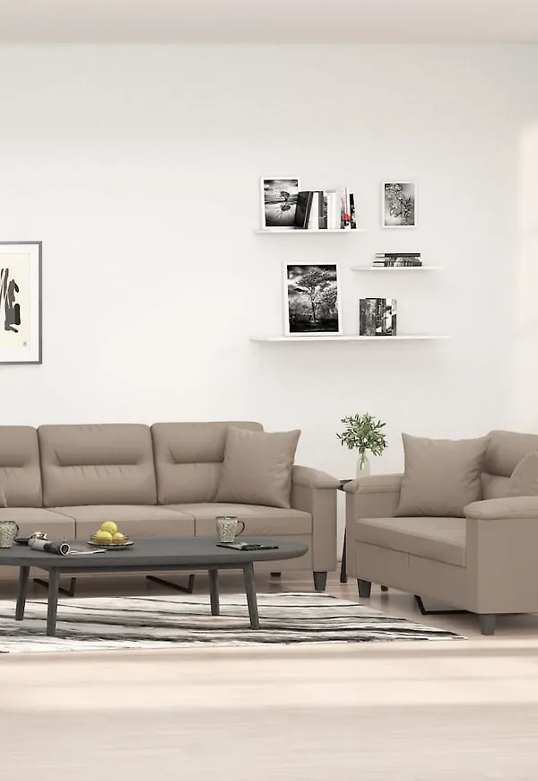 Otroligt fin bomullssoffa 2025 från vidaXL.