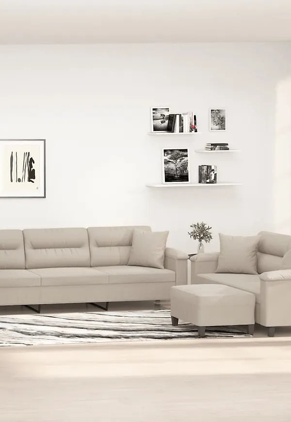 Cool bomullssoffa 2025 från vidaXL.