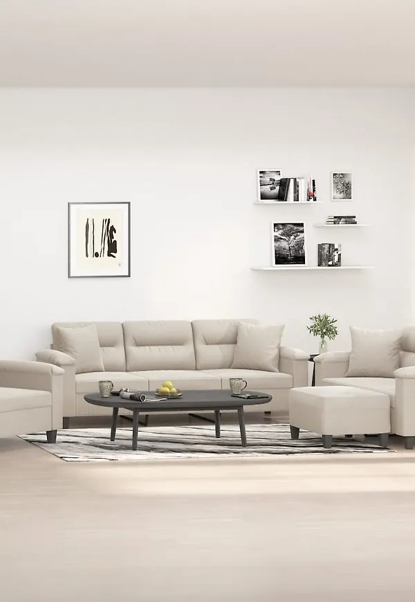 VidaXL bomullssoffa som passar perfekt till våren 2025!