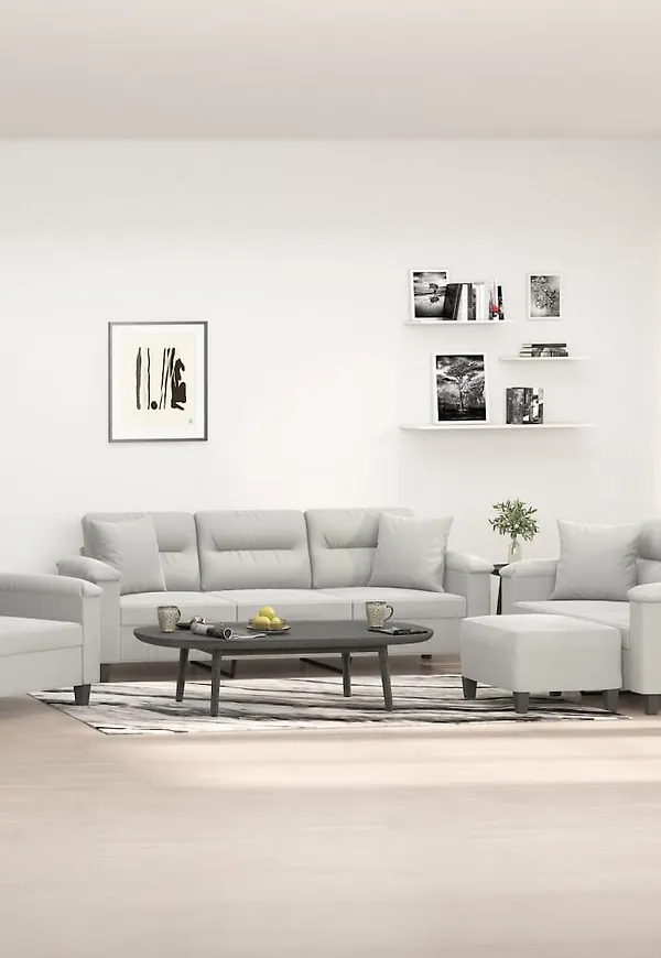 Riktigt fin grå soffa 2025 från vidaXL.