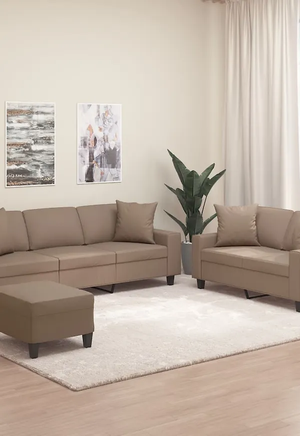 Fantastiskt snygg bomullssoffa 2025 från vidaXL.