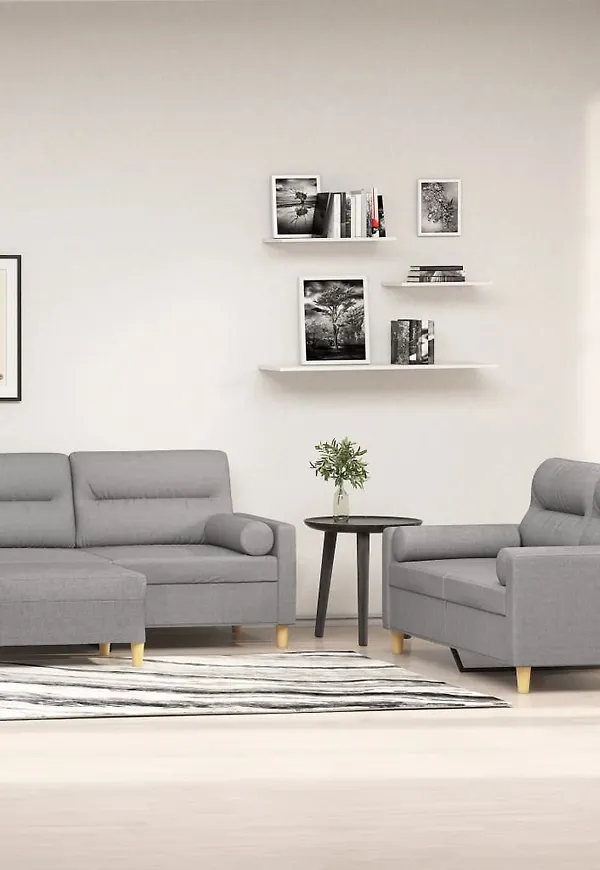 Fantastiskt snygg grå soffa 2025 från vidaXL.