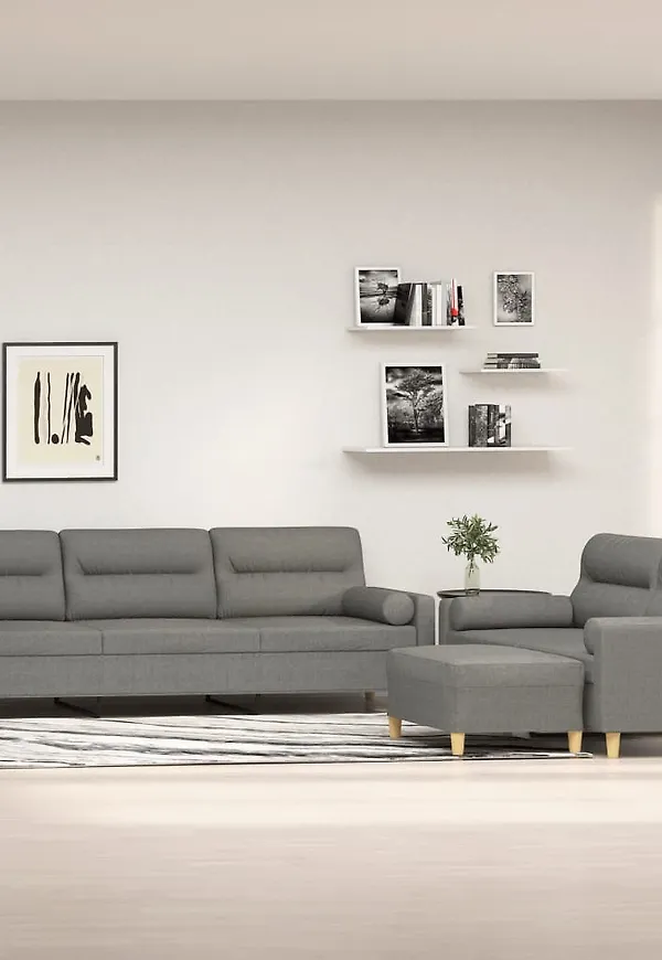 Grå VidaXL soffa som passar perfekt till våren 2025!