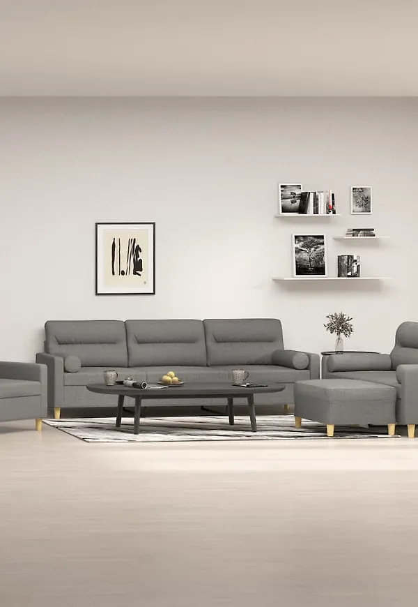 Otroligt fin grå soffa 2025 från vidaXL.