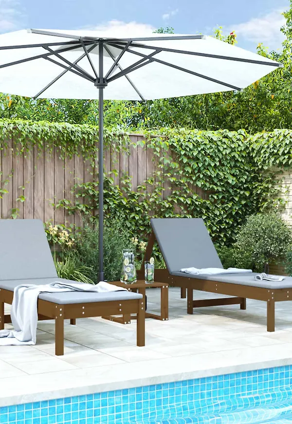 Brun VidaXL nattduksbord som passar perfekt till sommaren 2025!