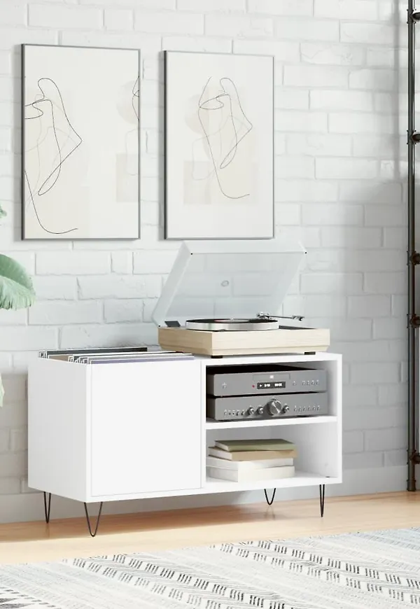 Klassisk skåp i vitt från vidaXL.