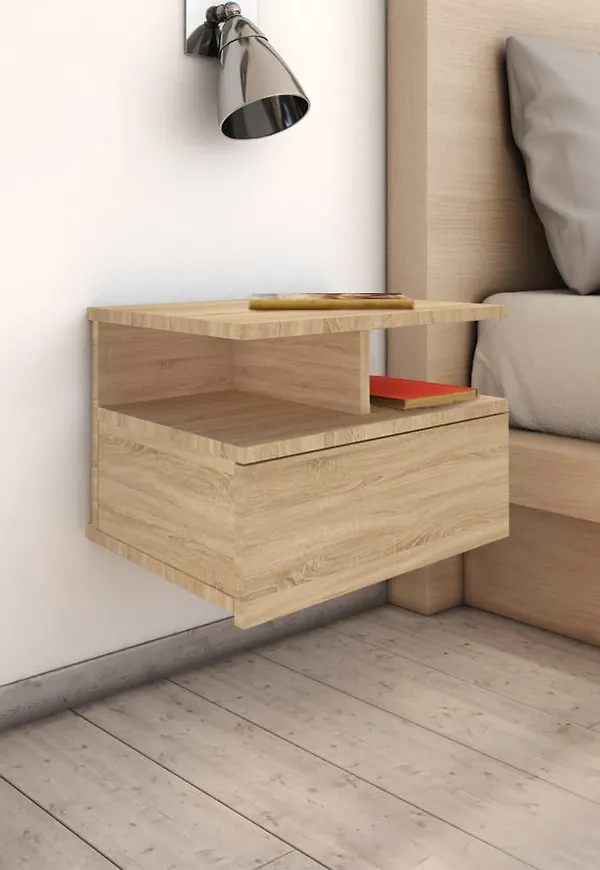 Trendig brun sängbord 2025 från vidaXL.