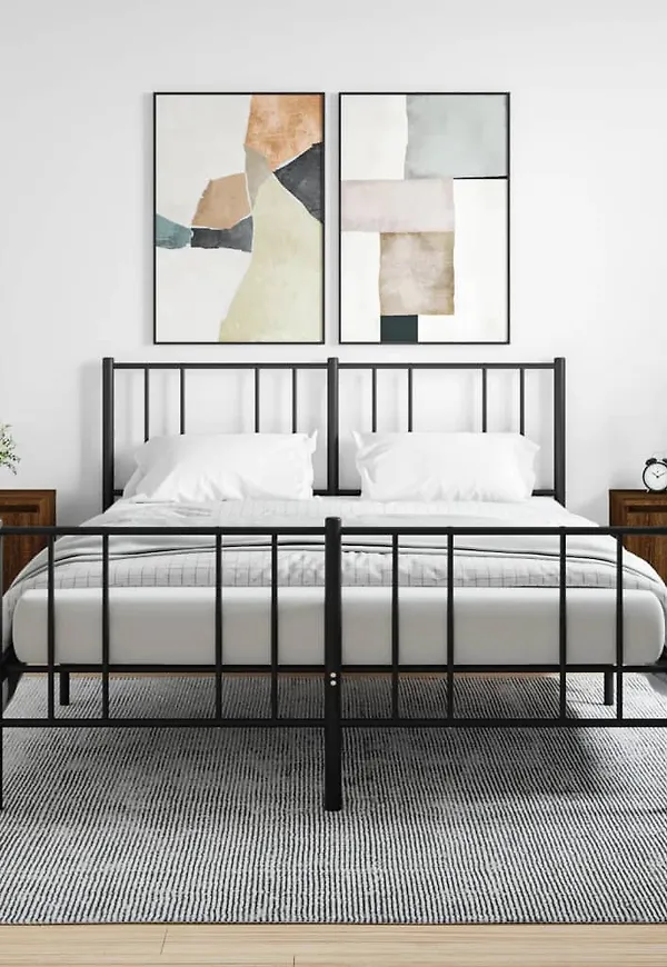 Brun vidaXL-sängbord i jättefin modell.