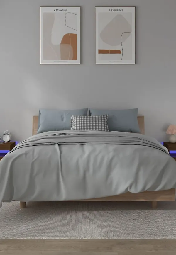 Smickrande brun sängbord 2025 från vidaXL.