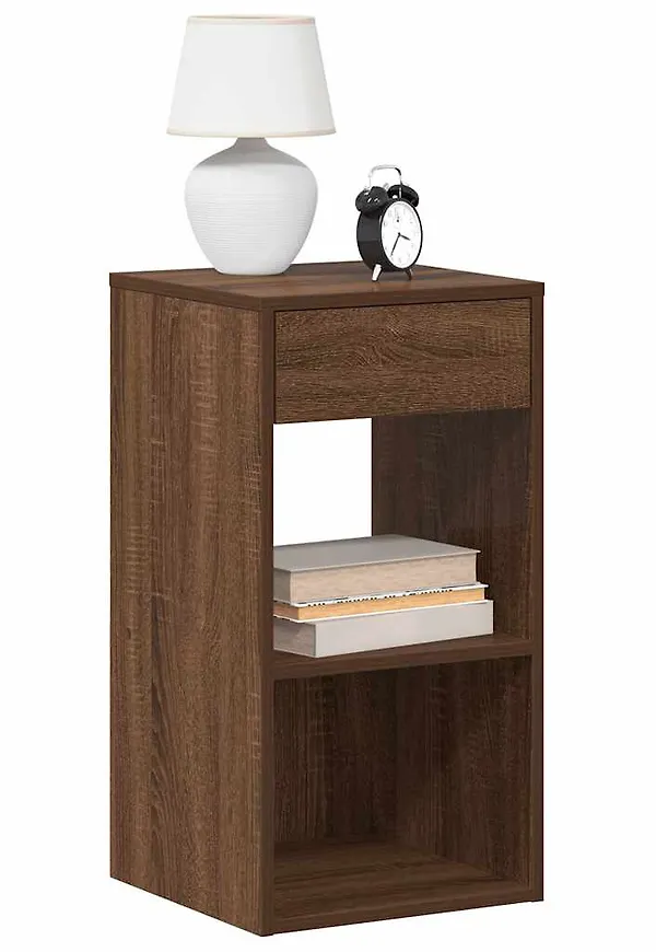 Fantastiskt fin vidaxl bord i brun färg gjord i ek.