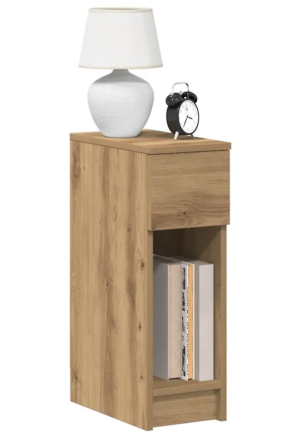 Stilriktig nattduksbord i ek från vidaXL.