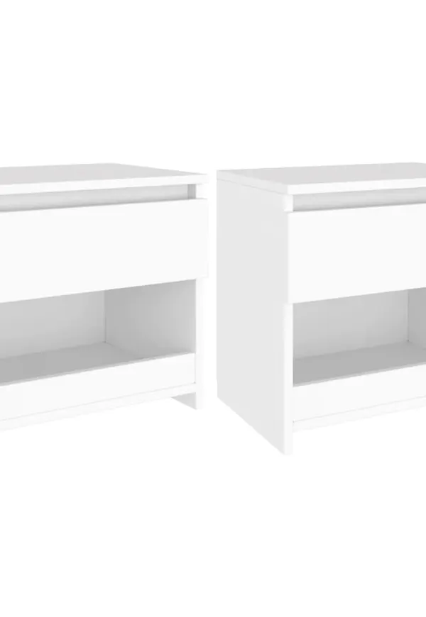 Vit sängbord som passar perfekt till hösten 2025!