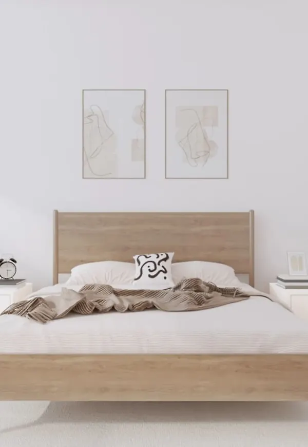 Elegant vit sängbord 2025 från vidaXL.