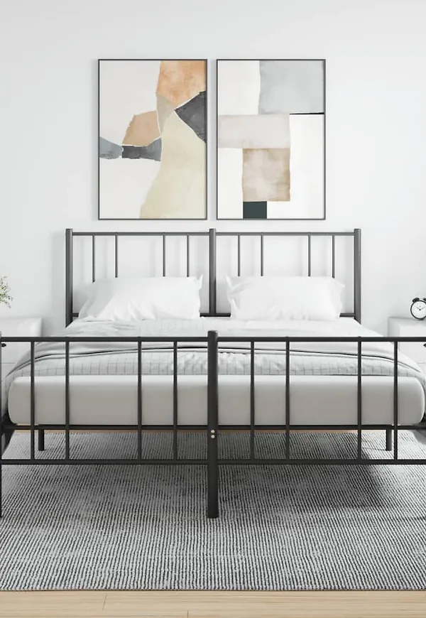 Cool vidaxl bord i vit färg gjord i järn.