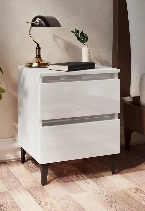 Vit sängbord som passar perfekt till hösten 2025!