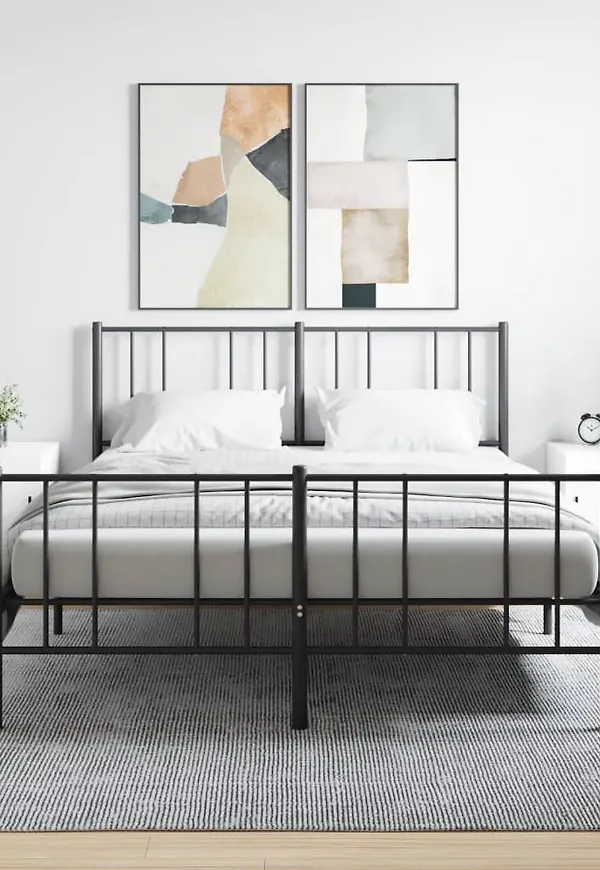 Vit vidaXL-bord i moderiktig modell.