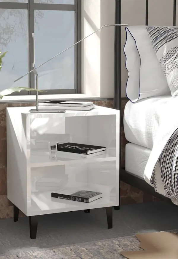 Vit sängbord som passar perfekt till hösten 2025!