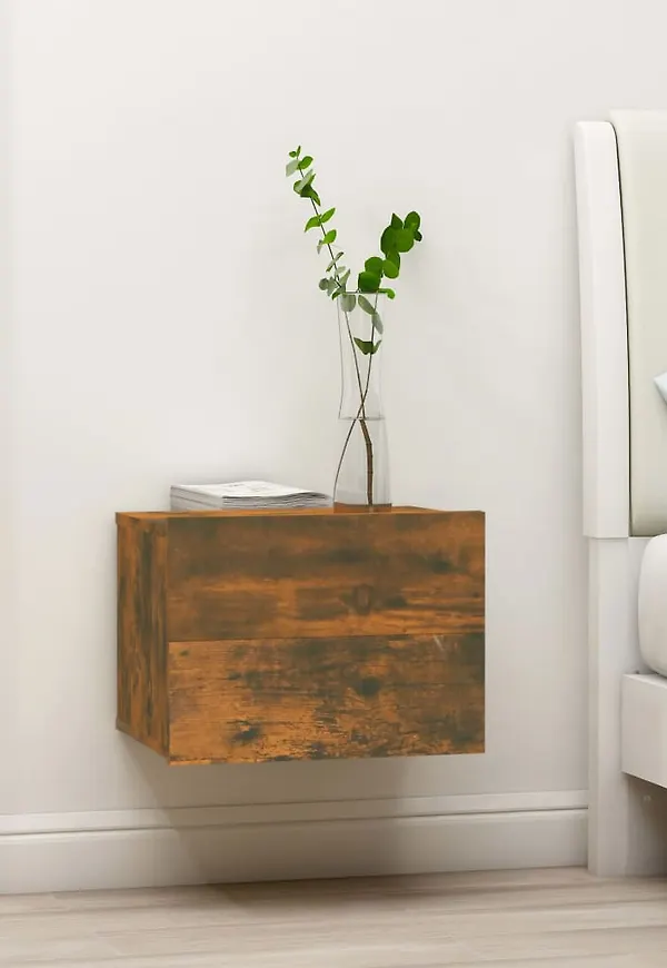 Söt sängbord i brunt från vidaXL.