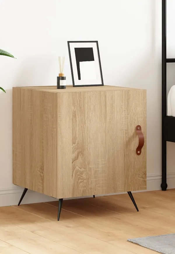 Komfortabel ekmatbord i brunt från vidaXL.