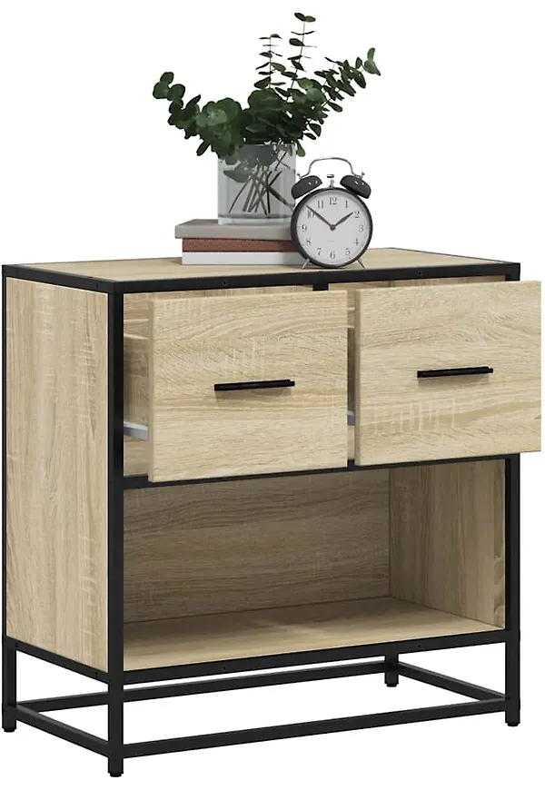 Härlig nattduksbord i ek 2025 från vidaXL.