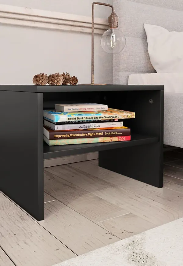 Svart vidaXL-soffbord i snygg modell.