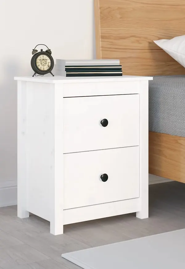 Vit vidaXL-bord i superfin modell.