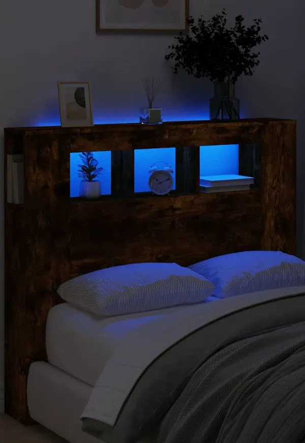 Cool vidaxl säng i brun färg gjord i ek.