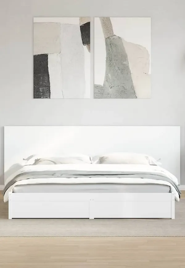 Snygg vit sängbord 2025 från vidaXL.