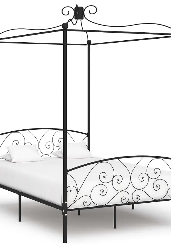 Superfin svart sängram 2025 från vidaXL.