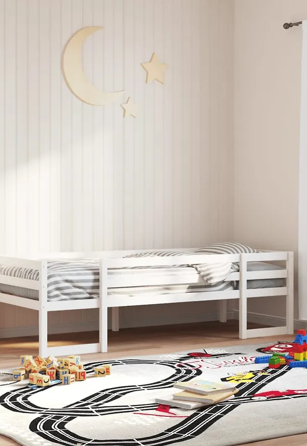 Elegant vit säng 2025 från vidaXL.