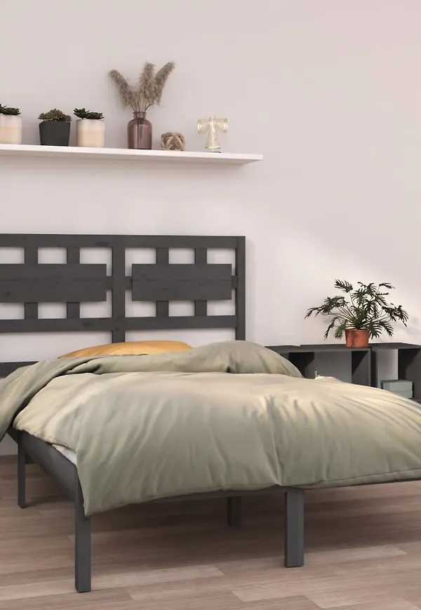 Grå vidaXL-ram i riktigt trendig modell.