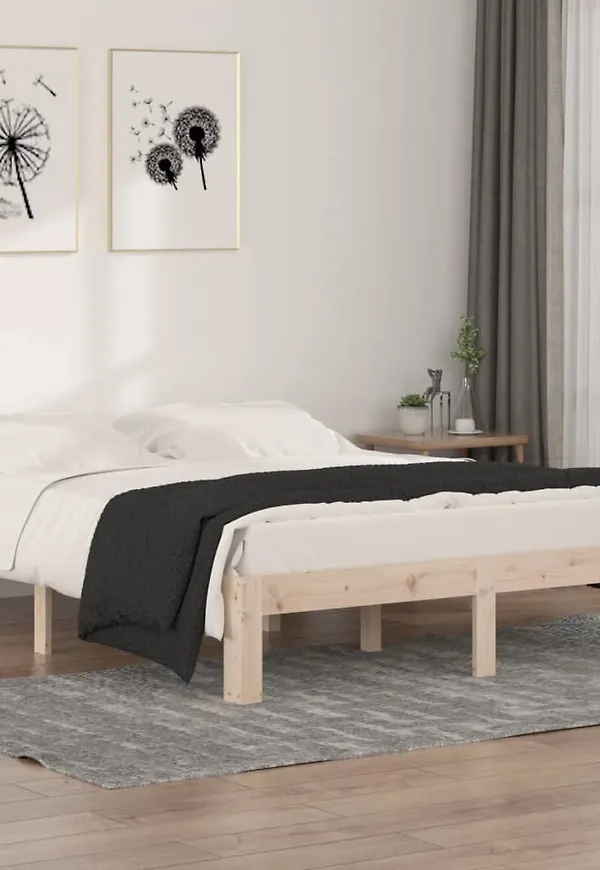 Brun sängram som passar perfekt till våren 2025!