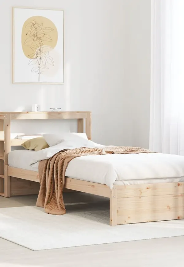 Brun vidaXL-sängram i exklusiv modell.