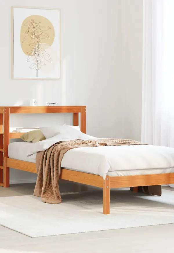 Brun vidaXL-ramar i stilren modell.