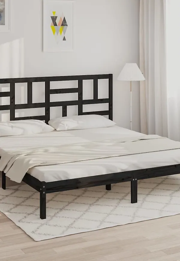 Svart sängram som passar perfekt till hösten 2025!