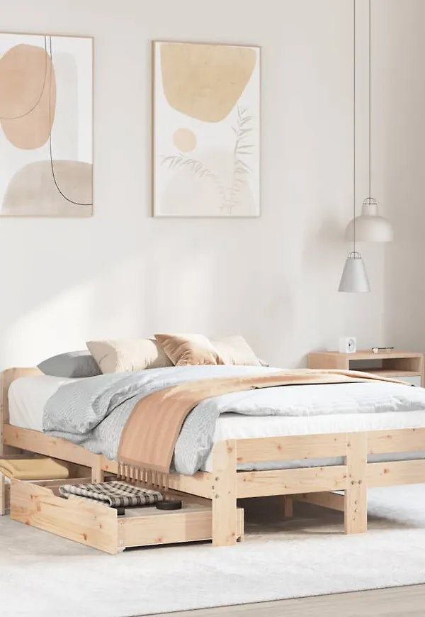 Vacker brun säng 2025 från vidaXL.